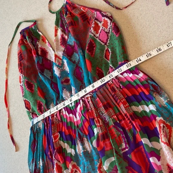 Maeve by Anthropology Multicolor Maxi Dress Women Size 8 - Picture 6 of 13